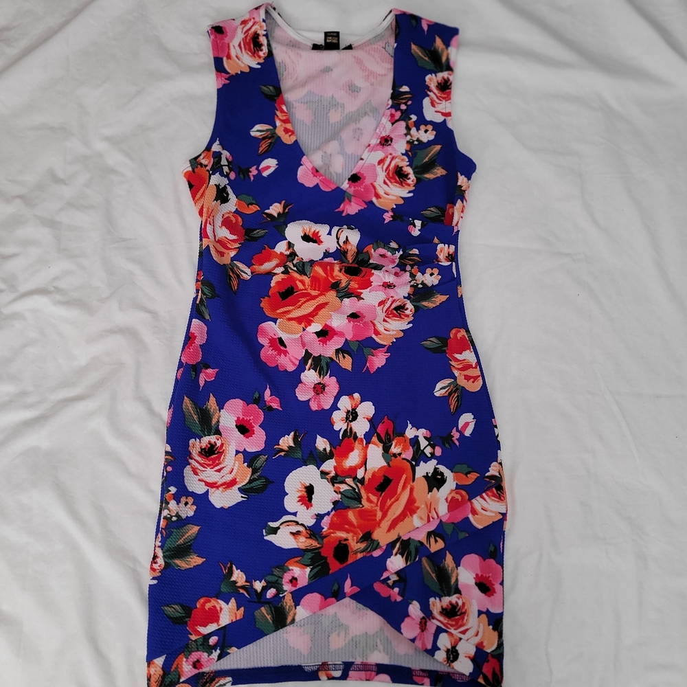 Revamped Vibrant Floral Mini Dress